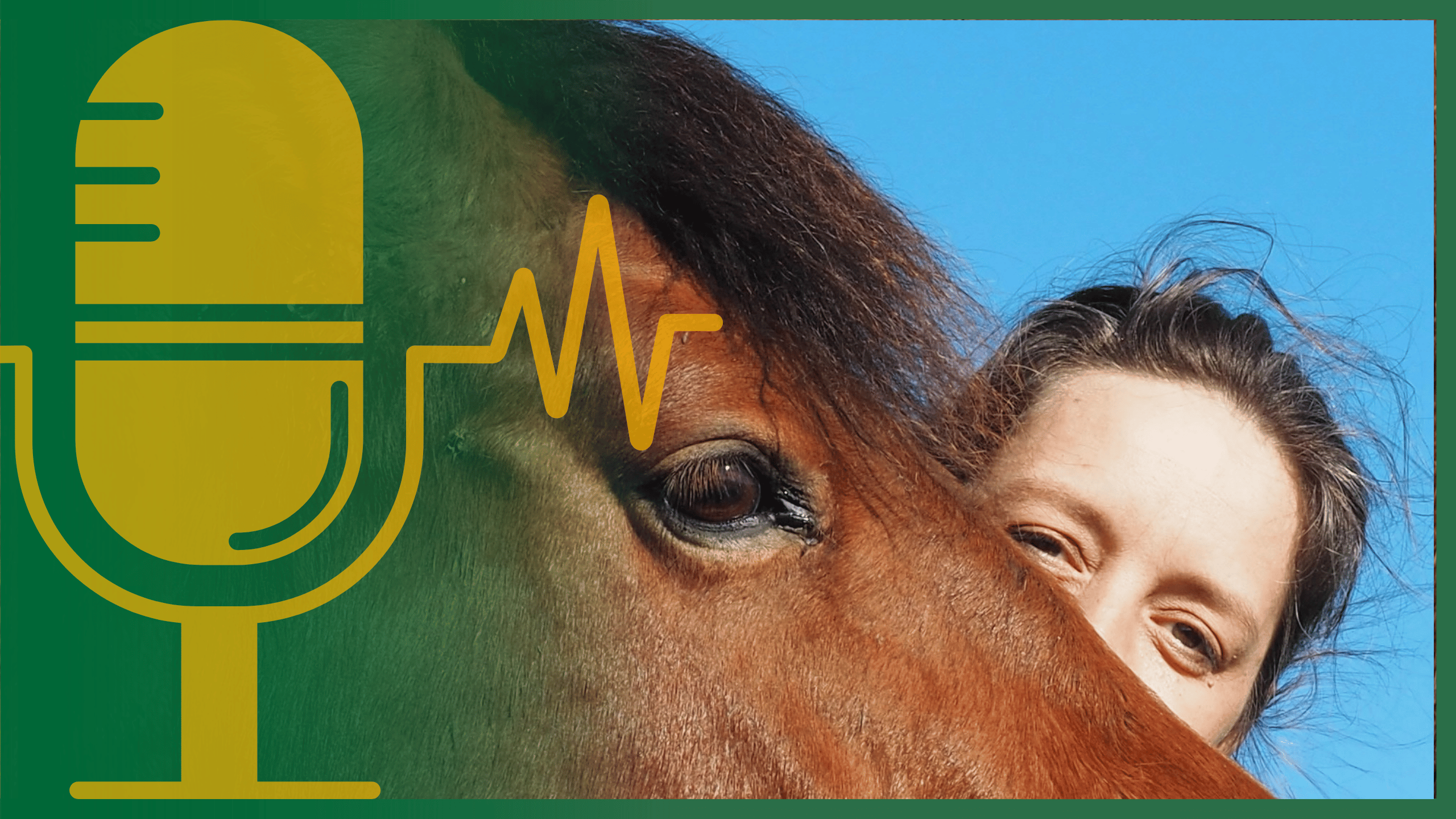 Christine Obi-Lengweiler mit einem braunen Pferd