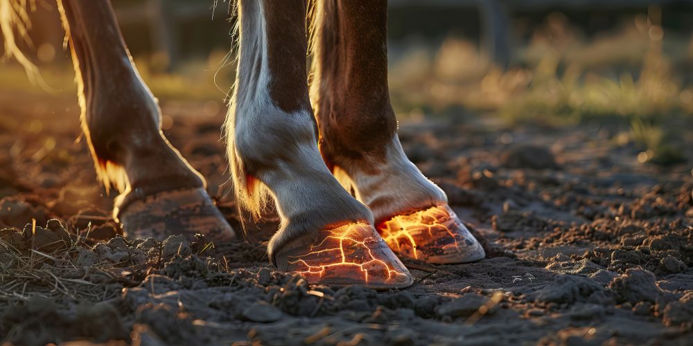Hufrehe beim Pferd: Ursachen, Warnzeichen und Prävention