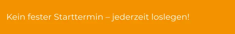 Sanoanimal Ernährungsberater Ausbildung Pferd: Kein fester Starttermin - jederzeit loslegen!