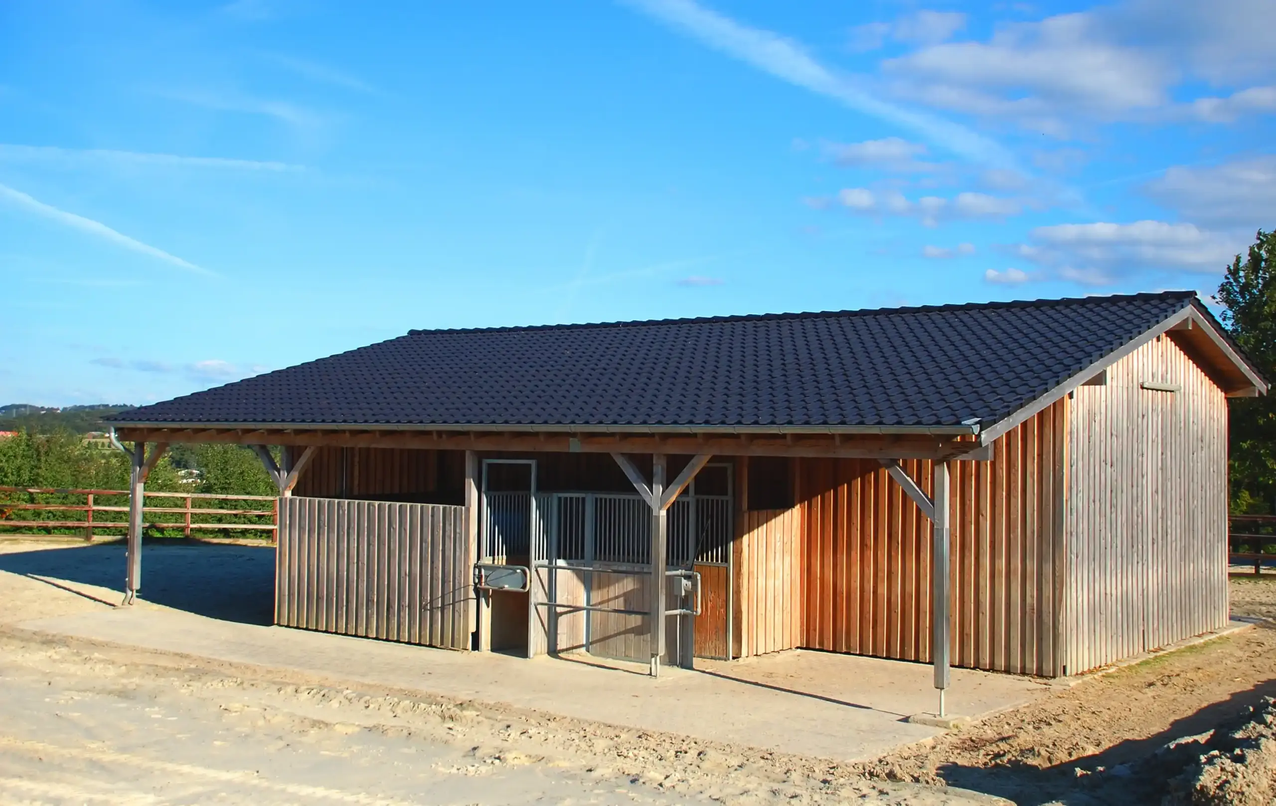 Gebräude eines Bewegungsstallkonzeptes